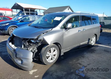 2013 Nissan Quest Sl z USA, uszkodzony, nr VIN JN8AE2KP2D9062176